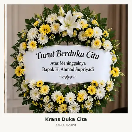 Krans Bunga Duka Majalengka